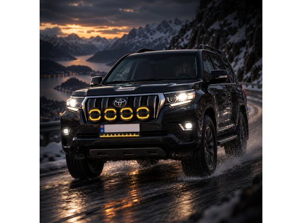 Turisimo Titan P7 LED Ekstralys - 5300 lumen med 450m kastelengde
