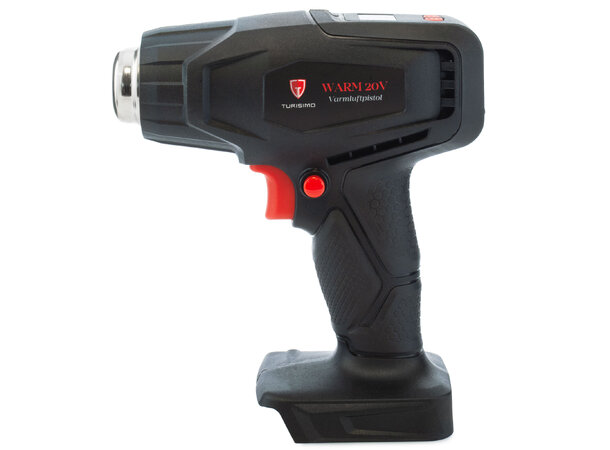 Turisimo WARM 20V varmepistol 20–600 °C – ledningsfri | Garasjetid