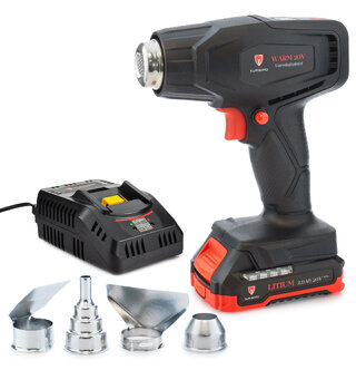 Turisimo WARM 2.0Ah 20V 20V Varmepistol med batteri og lader
