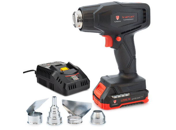 Turisimo Warm 20V varmepistolpakke med batteri