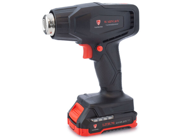 Turisimo Warm 20V varmepistolpakke med batteri