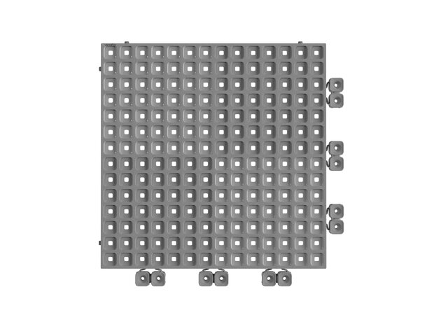 Versoflor UPFLOR® klikkbar gulvflis Light Grey, 30x30cm, 1stk. 