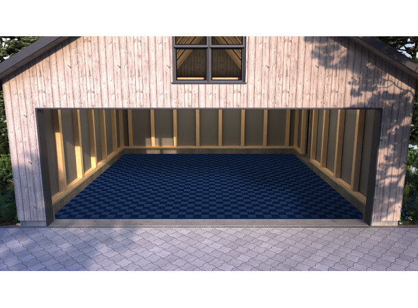 Versoflor UPFLOR® klikkbar gulvflis Midnight Blue, 30x30cm, 1stk. 