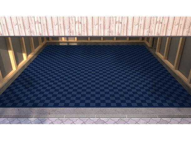 Versoflor UPFLOR® klikkbar gulvflis Midnight Blue, 30x30cm, 1stk. 