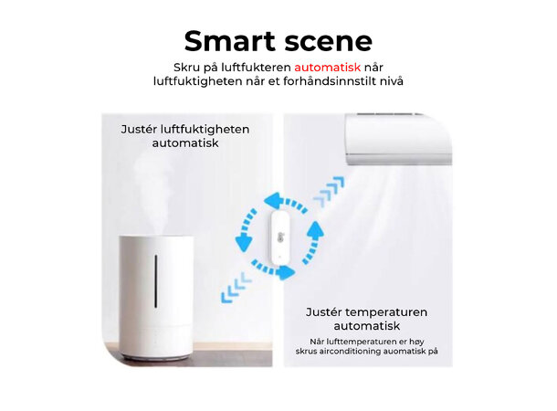 Arida ekstern hygrostat for S13/19 WiFi – Kontroller fuktighet enkelt