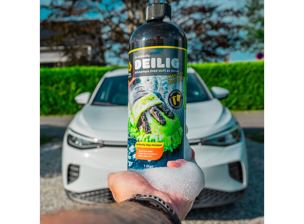 Gloss Factory Deilig bilshampo - Sitrus Bilshampo for skumkanon og bøtte, 1L 