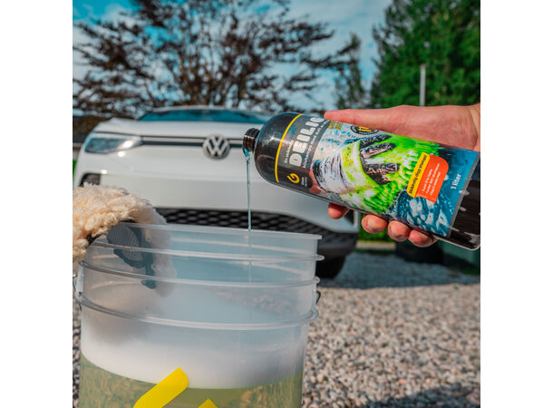 Gloss Factory Deilig bilshampo - Sitrus Bilshampo for skumkanon og bøtte, 1L 