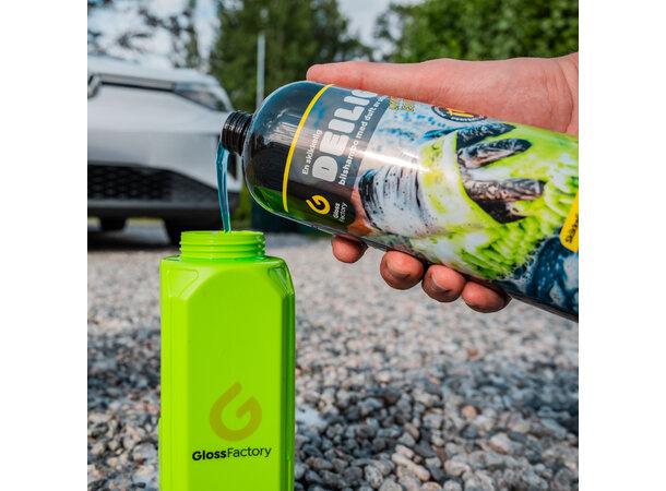 Gloss Factory Deilig bilshampo - Sitrus Bilshampo for skumkanon og bøtte, 1L 