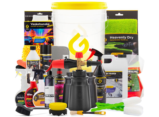 Gloss Factory Deluxe vaskepakke Vask både utvendig og innvendig 