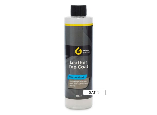 Gloss Factory Leather Top Coat – slitesterk lakkforsegling for skinn