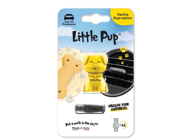 Little Pup® Vanilla Pup-sation Luftfrisker med lukt av Vanilla Pup-sati 