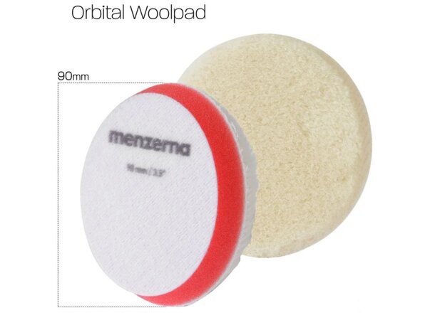 Menzerna Premium Orbital Wool Pad 75/90 mm – Heavy Cut