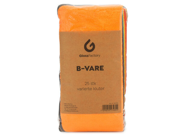 Mikrofiber B-vare Starter Kit De billigste "all round" klutene! 