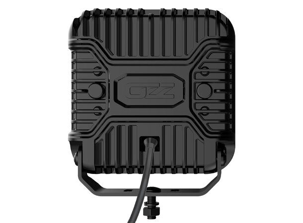 OZZ SQR 9" Black – LED fjernlys med boost og varsellys