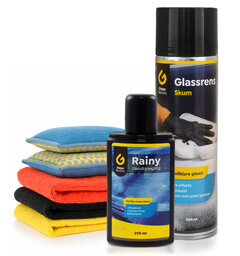 Rainy - Usynlig Vindusvisker Komplett Kit fra Gloss Factory
