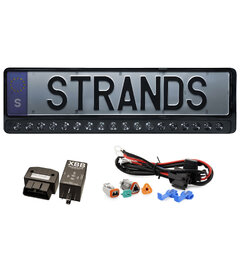 Strands Nuuk E-line LED-bar Complete kit Komplett kit for enkel montering