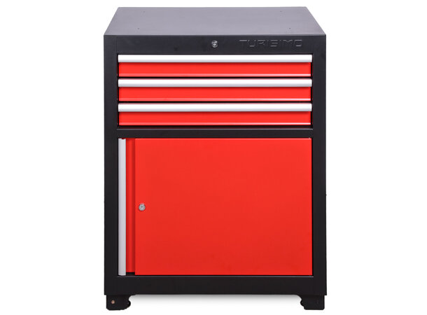 Turisimo 3-skuffers og 1-dørs underskap i stål