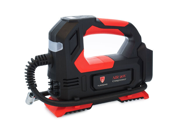 Turisimo AIR 20V kompressor med 2.0Ah batteri og lader | Garasjetid