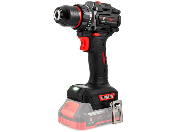 Turisimo DRIVE 2.0Ah 20V 20V Drill im/ batteri og lader 