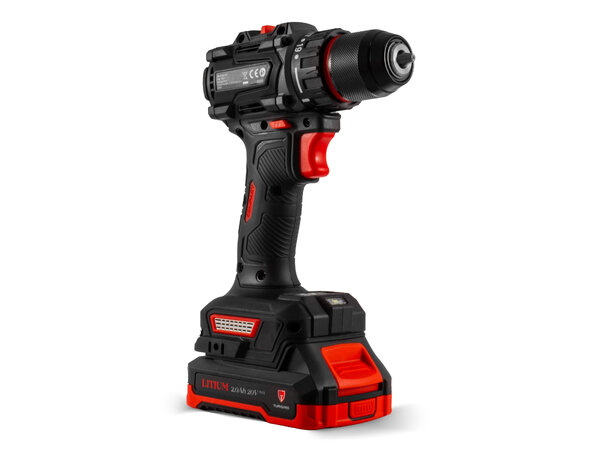 Turisimo DRIVE 2.0Ah 20V 20V Drill im/ batteri og lader 
