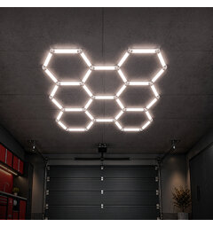 Turisimo GRID Hexagon Single Garage 8 Hexagon-panel 8 ruter Turisimo GRID