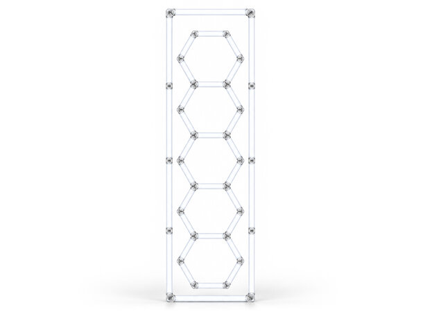Turisimo GRID Hexagon pakke 6 Hexagon 5 ruter + ramme Turisimo GRID 
