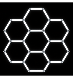 Turisimo GRID Hexagon pakke 7 Hexagon belysning 7 ruter