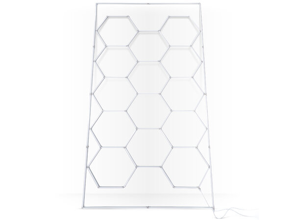 Turisimo GRID Hexagon pakke – LED-belysning til garasje | Garasjetid