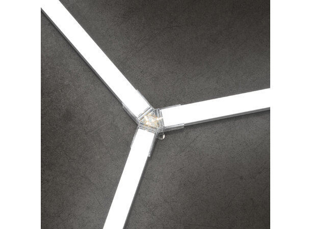 Turisimo GRID Hexagon pakke – LED-belysning til garasje | Garasjetid