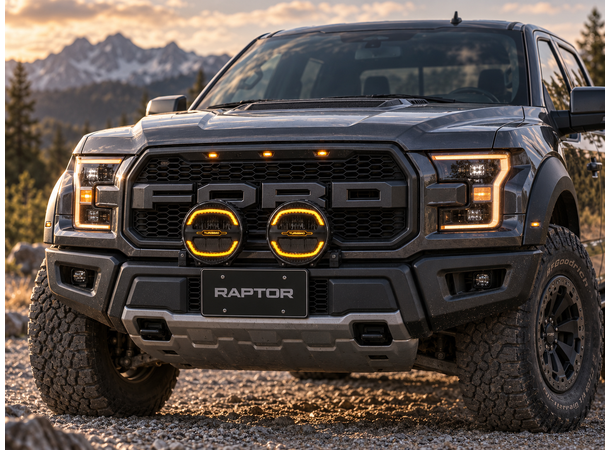 Turisimo Titan P9 9" LED Ekstralys – 610 m rekkevidde