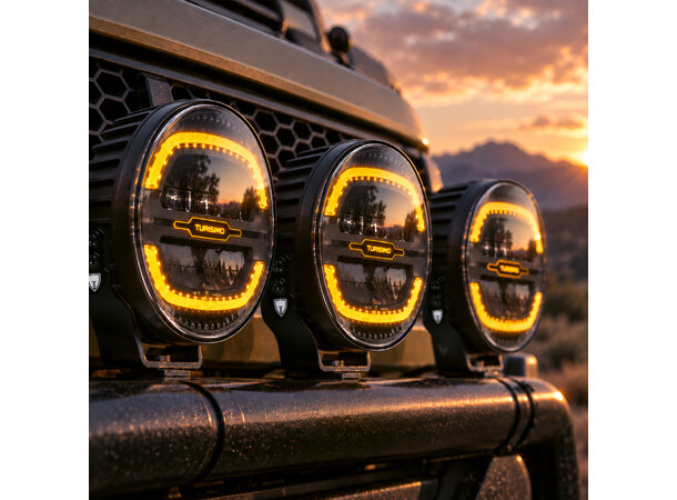 Turisimo Titan P9 9" LED Ekstralys – 610 m rekkevidde