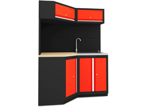 Turisimo hjørne- og vaskepakke med servant | Garasjetid