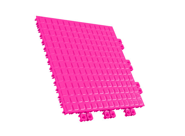 Versoflor TASKFLOR® klikkbar gulvflis Fluorescent Pink, 30x30cm, 1stk. 