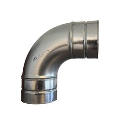Arida Luftbend 125 mm til S13/S19/S25 90&#176; bend til Pro-avfuktere
