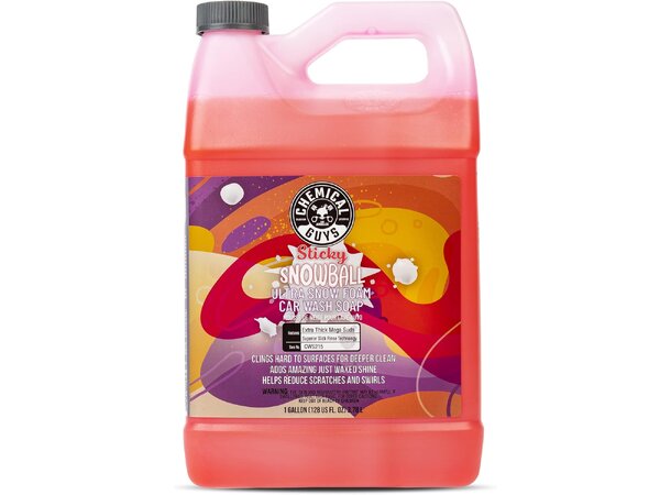 Chemical Guys Sticky Snowball – Ultra skummende bilsjampo