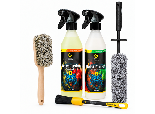 Gloss Factory Beist Fusion Felgpakke Alt til rene dekk og felger 