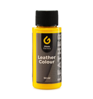 Gloss Factory Leather Colour 020 Gylden gul, 50ml