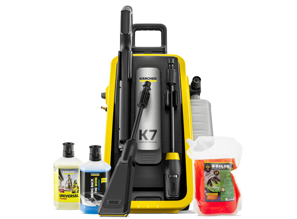 Kärcher K7 Comfort Premium Bundle Inkl. Eco!Booster, Såpelegger og 3 såper 