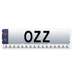 OZZ LP1 LED Fjernlys Hvit 4880 effektive lumen, 450m kastelengde