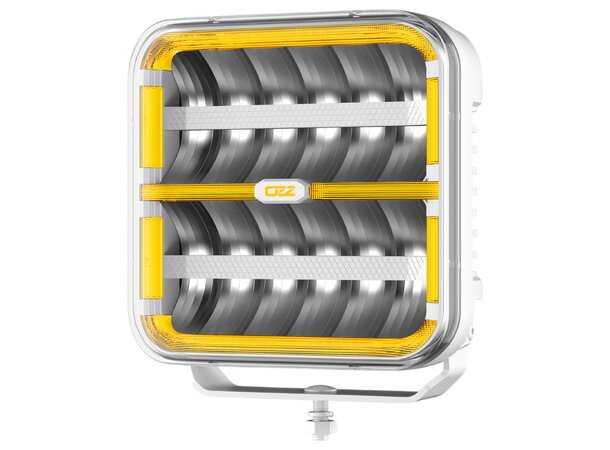 OZZ SQR 9" LED Fjernlys Hvit