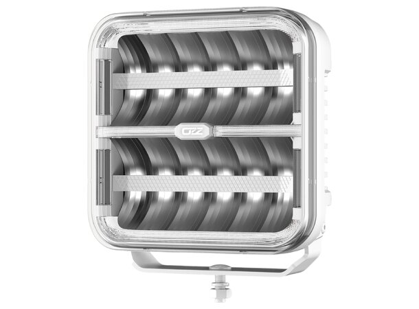 OZZ SQR 9" LED Fjernlys Hvit
