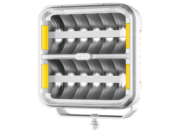 OZZ SQR 9" LED Fjernlys Hvit