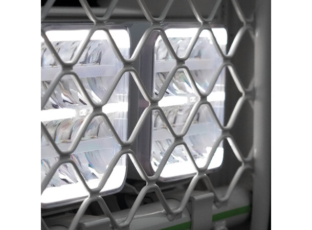 OZZ SQR 9" LED Fjernlys Hvit