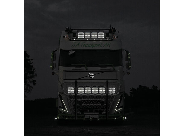 OZZ SQR 9" LED Fjernlys Hvit