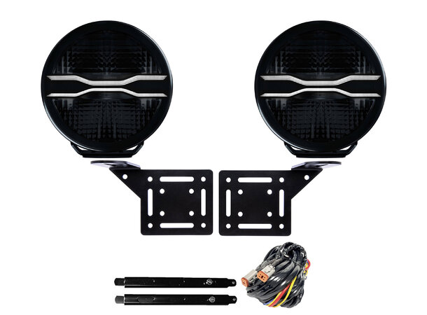 Strands FOR9T Dragon 9" x2 fjernlyspakke 2x 9" ekstralys med skiltbrakett 