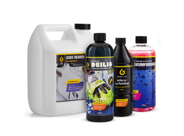 Tesla Vaskepakke kun kjemi Trygg vaskepakke uten tilbehør 