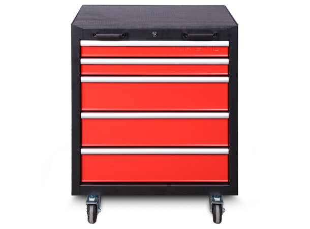 Turisimo 5-skuffers hjulskap i stål – moderne og praktisk