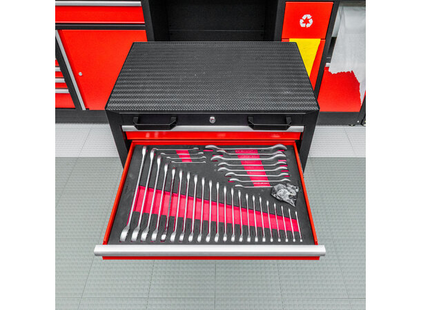 Turisimo 5-skuffers hjulskap i stål – moderne og praktisk