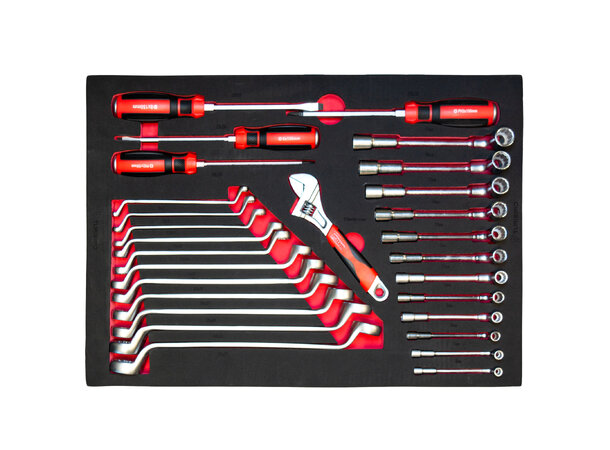 Turisimo Core nøkkel- og pipesett 28 deler – med offset nøkler og ski