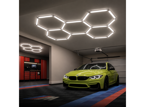 Turisimo GRID Hexagon pakke 5 Hexagon belysning 5 ruter 